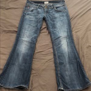 Size 27 Hudson Bootcut with Flap Pockets